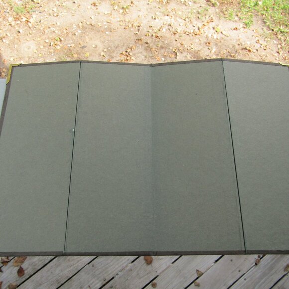 Vintage Japanese Miniature 4-Panel Folding Screen Tabletop Byōbu Art | Mt. Fuji - Picture 11 of 16